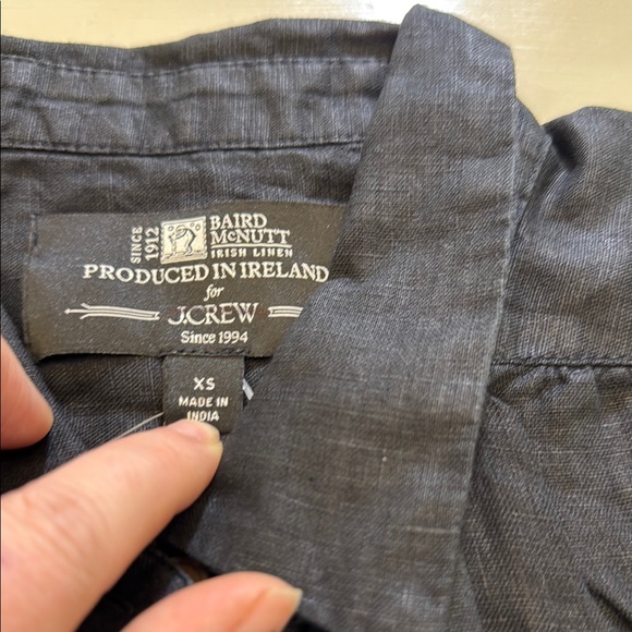 J. Crew New Capitaine shirt in Baird McNutt Irish linen Size XS - Picture 6 of 11